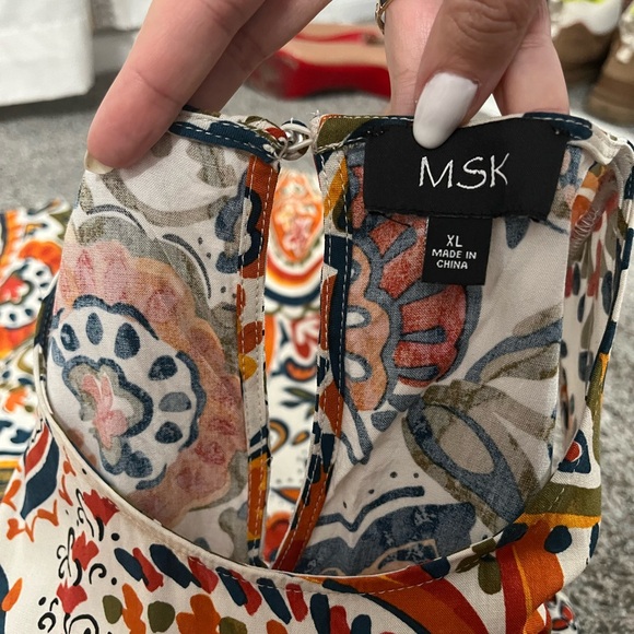 MSK Multicolor Patterned Dress - Picture 2 of 12